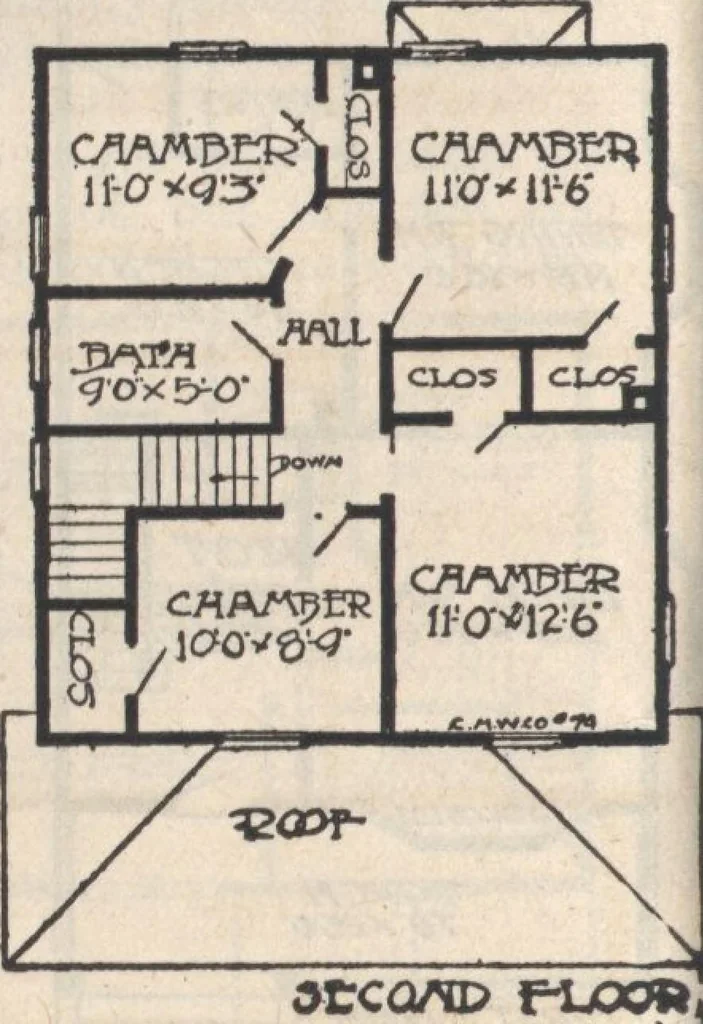 An illustration from A book of plans, no. 66, 1914, leaf 33