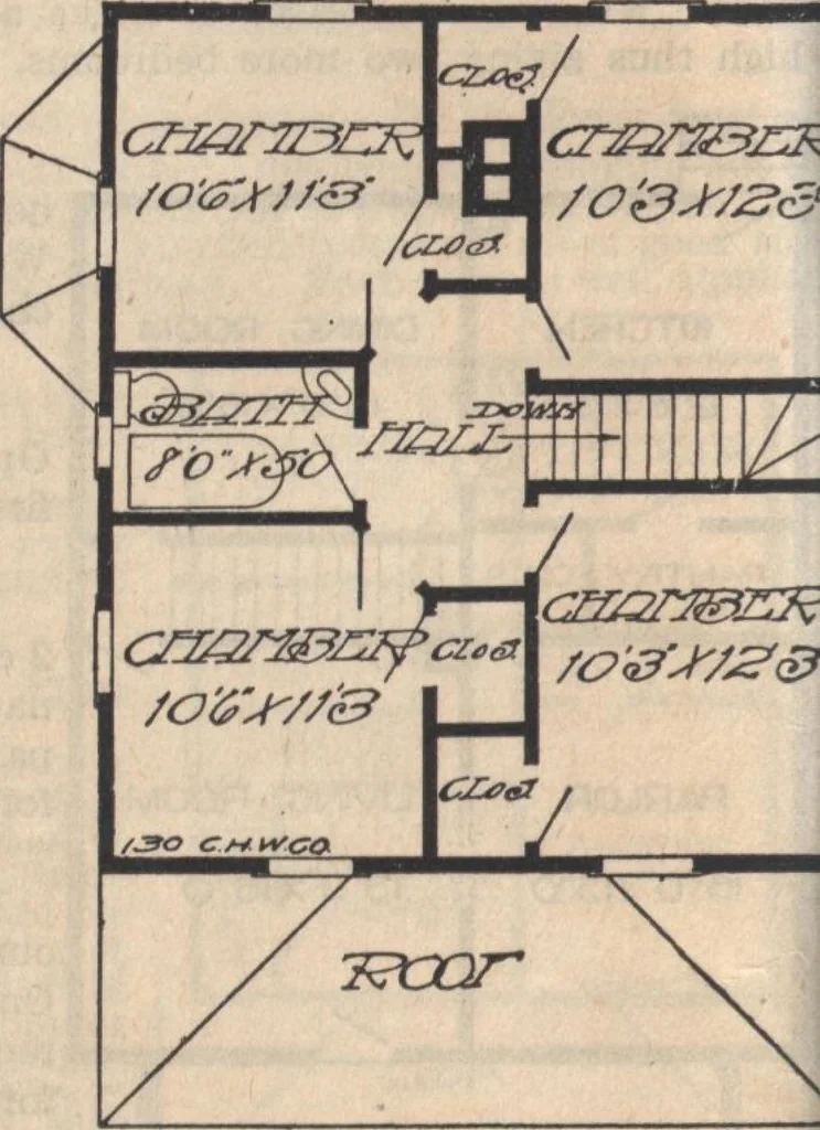 An illustration from A book of plans, no. 66, 1914, leaf 35