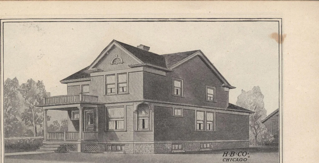 An illustration from A book of plans, no. 66, 1914, leaf 38
