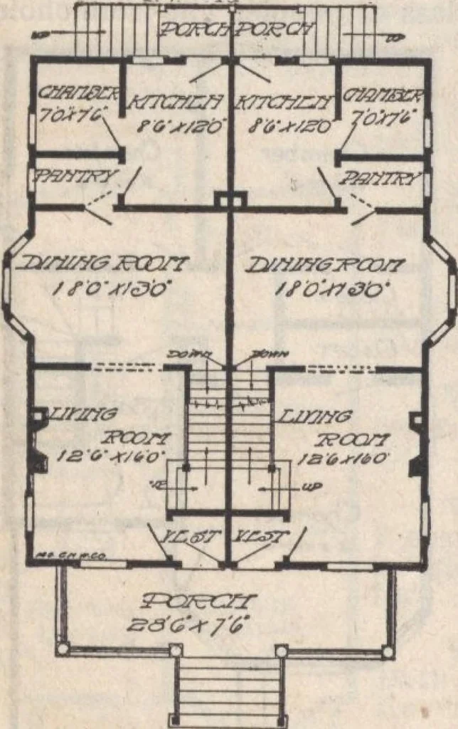 An illustration from A book of plans, no. 66, 1914, leaf 41