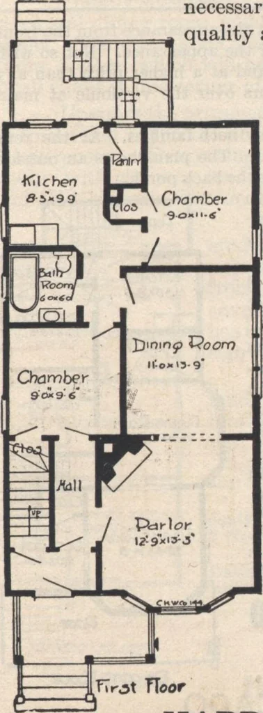 An illustration from A book of plans, no. 66, 1914, leaf 42