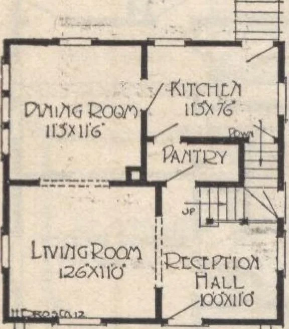 An illustration from A book of plans, no. 66, 1914, leaf 45