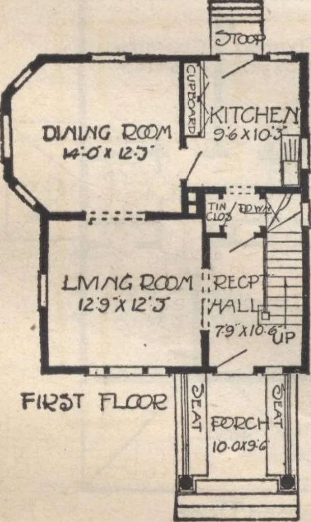 An illustration from A book of plans, no. 66, 1914, leaf 47