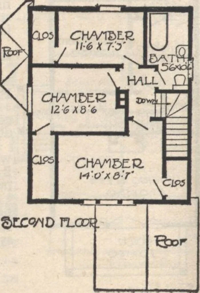 An illustration from A book of plans, no. 66, 1914, leaf 47