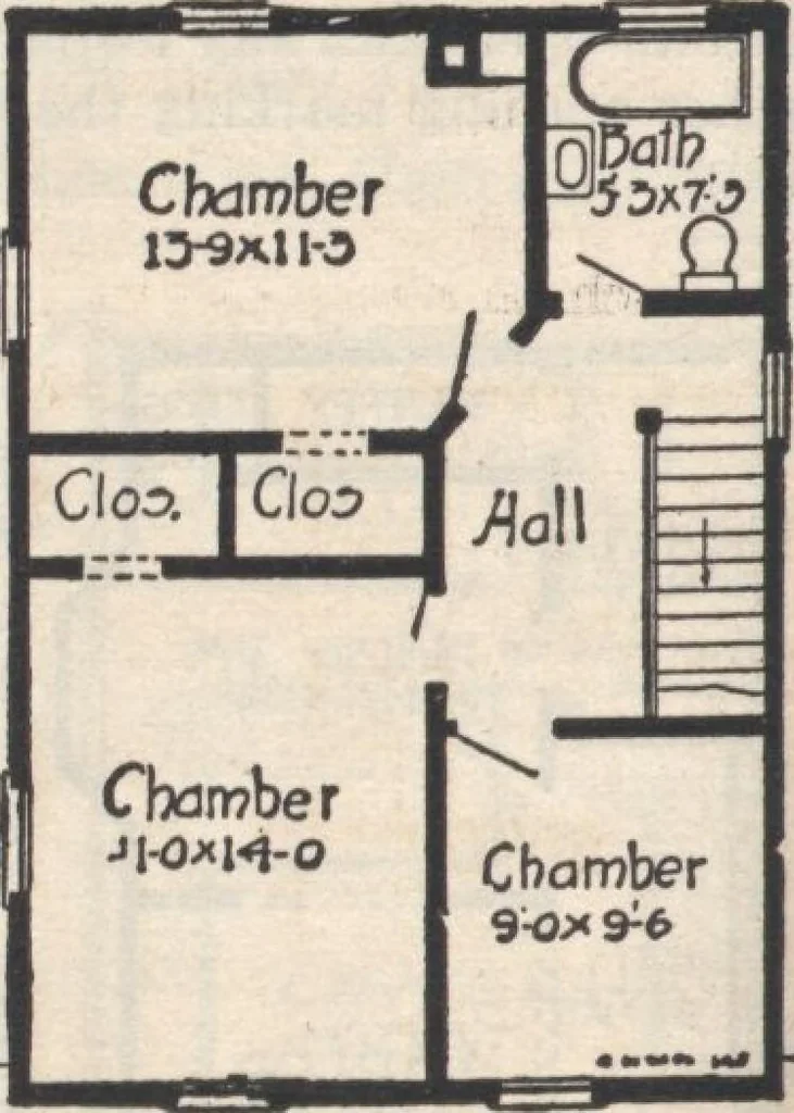 An illustration from A book of plans, no. 66, 1914, leaf 49