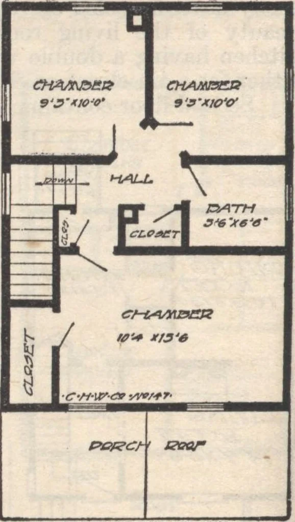 An illustration from A book of plans, no. 66, 1914, leaf 51