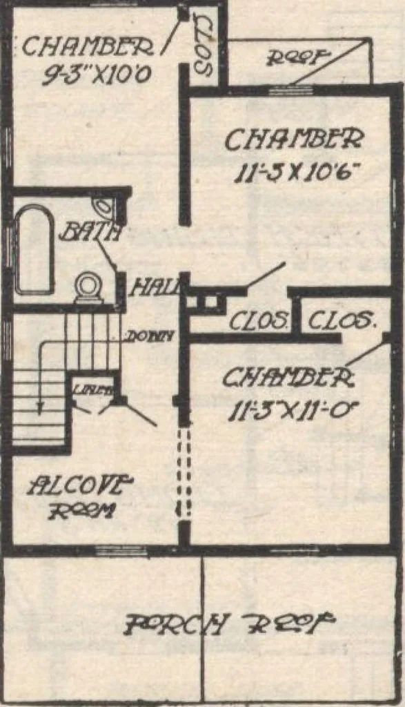 An illustration from A book of plans, no. 66, 1914, leaf 53