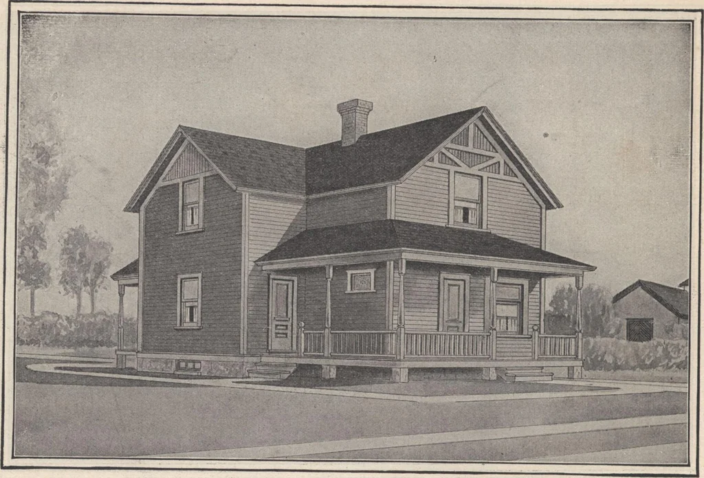 An illustration from A book of plans, no. 66, 1914, leaf 57
