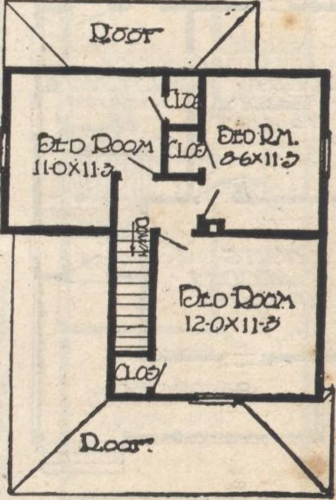 An illustration from A book of plans, no. 66, 1914, leaf 57