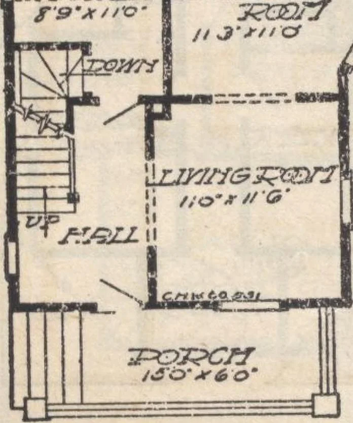 An illustration from A book of plans, no. 66, 1914, leaf 59