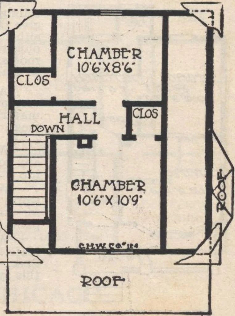 An illustration from A book of plans, no. 66, 1914, leaf 60