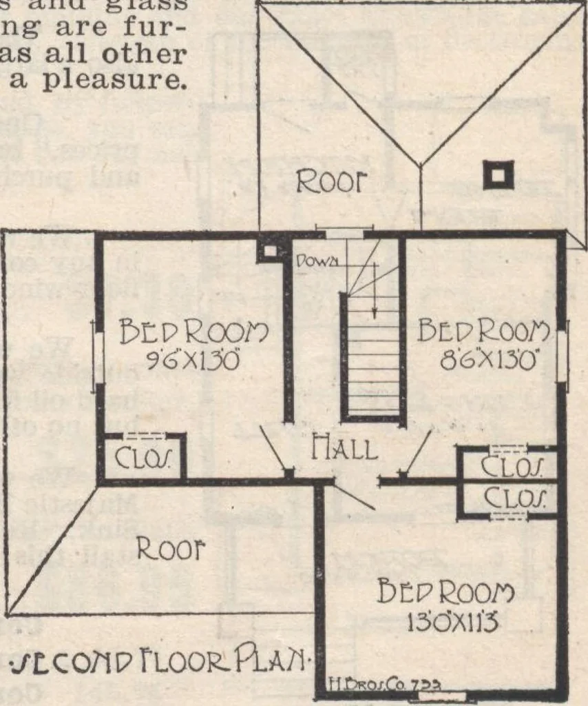 An illustration from A book of plans, no. 66, 1914, leaf 62