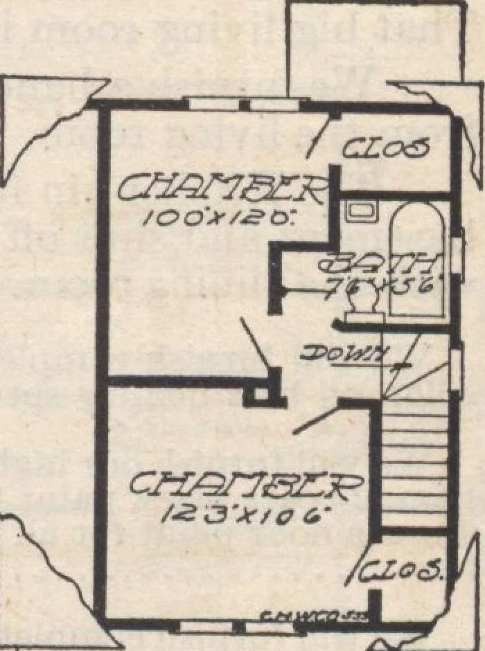 An illustration from A book of plans, no. 66, 1914, leaf 64