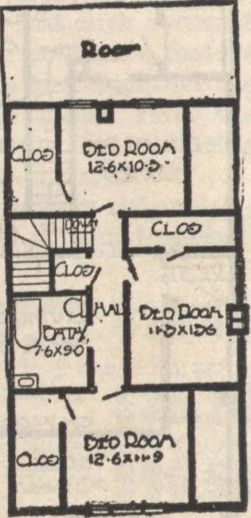 An illustration from A book of plans, no. 66, 1914, leaf 75