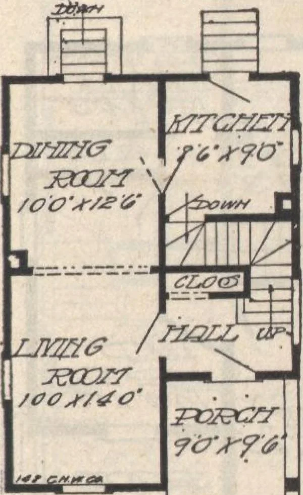 An illustration from A book of plans, no. 66, 1914, leaf 80