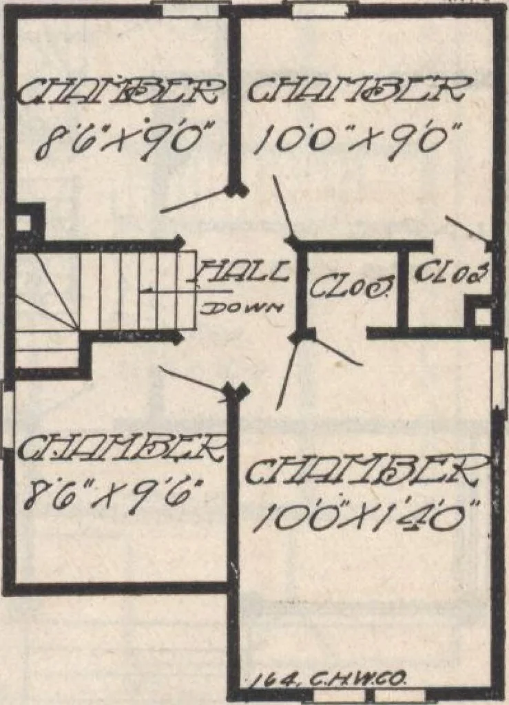 An illustration from A book of plans, no. 66, 1914, leaf 82