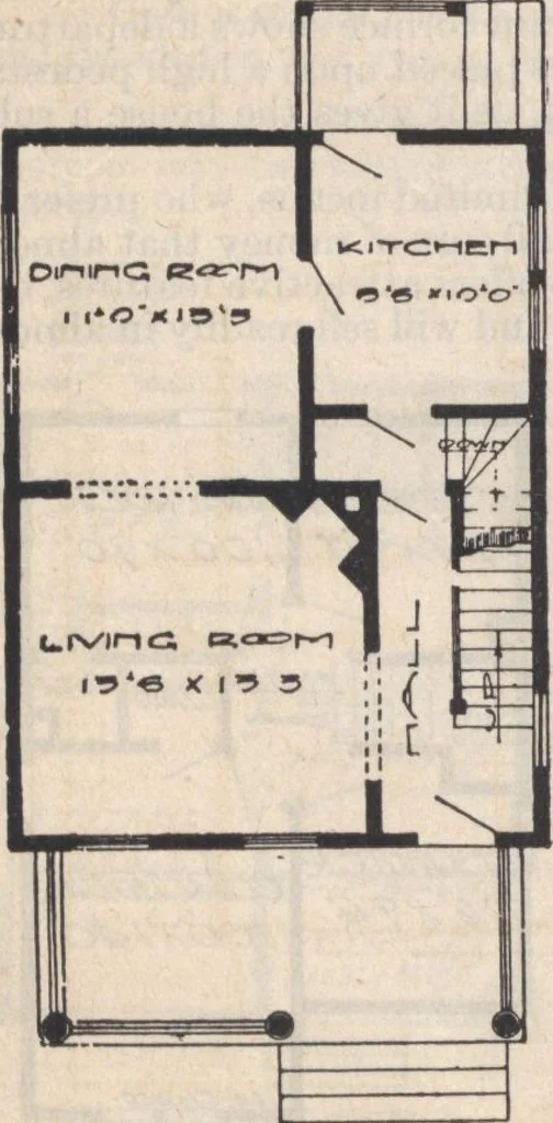 An illustration from A book of plans, no. 66, 1914, leaf 83