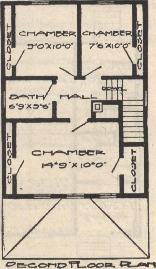 An illustration from A book of plans, no. 66, 1914, leaf 83