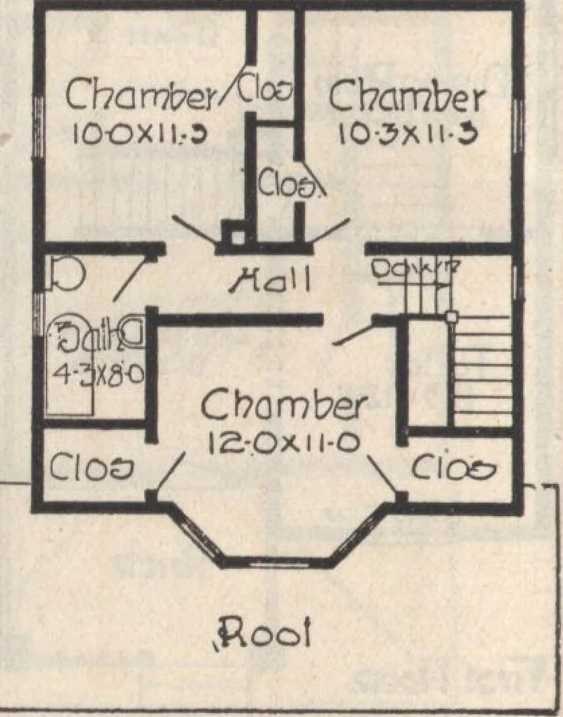 An illustration from A book of plans, no. 66, 1914, leaf 85