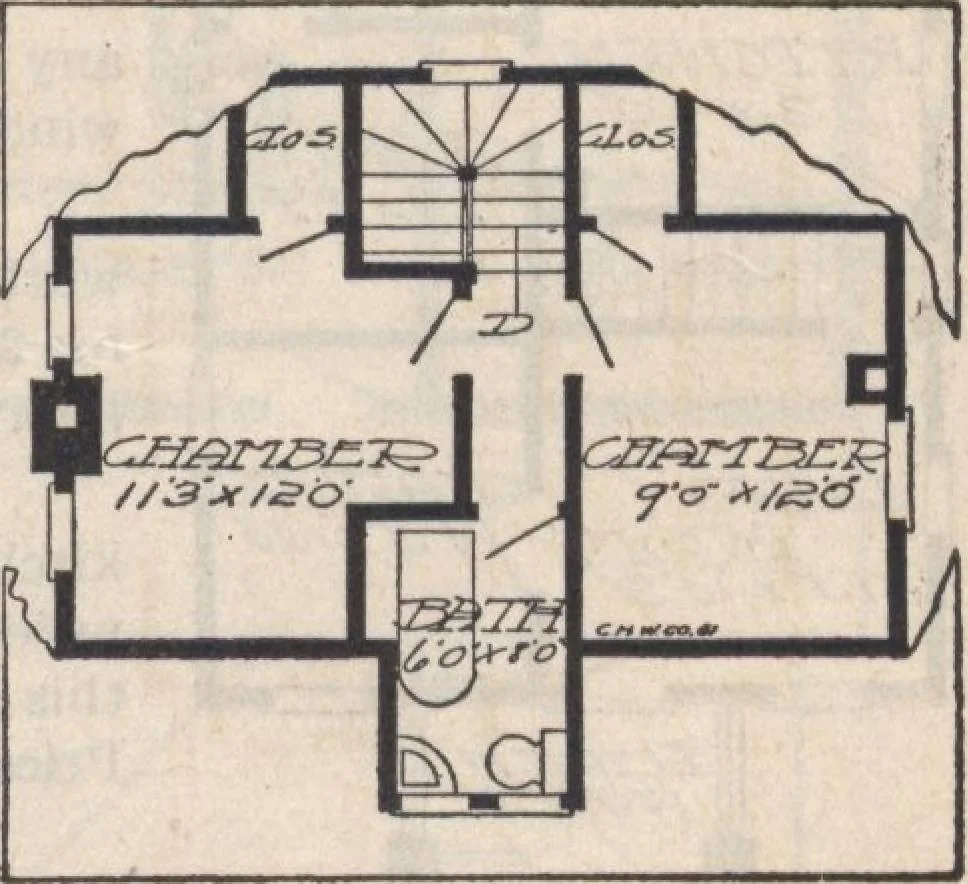 An illustration from A book of plans, no. 66, 1914, leaf 88