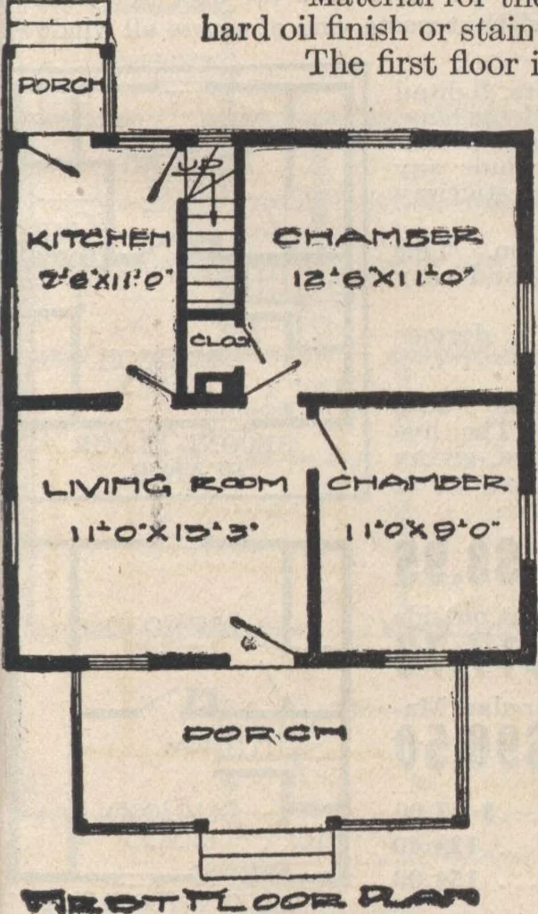 An illustration from A book of plans, no. 66, 1914, leaf 90