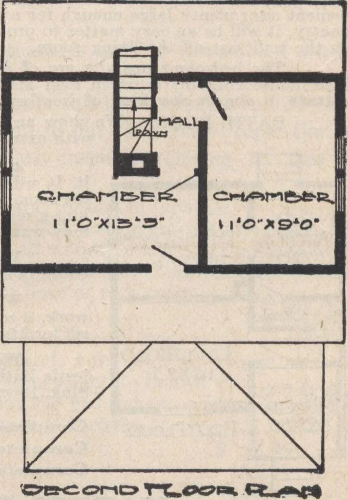 An illustration from A book of plans, no. 66, 1914, leaf 90