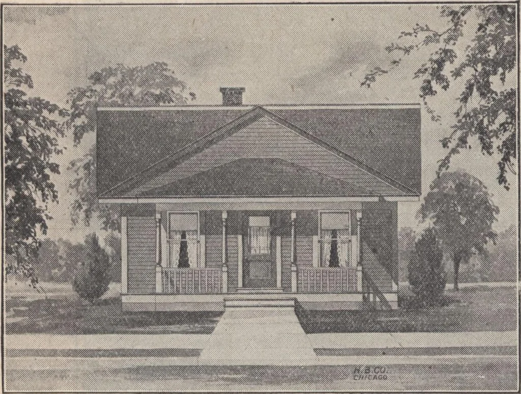 An illustration from A book of plans, no. 66, 1914, leaf 93