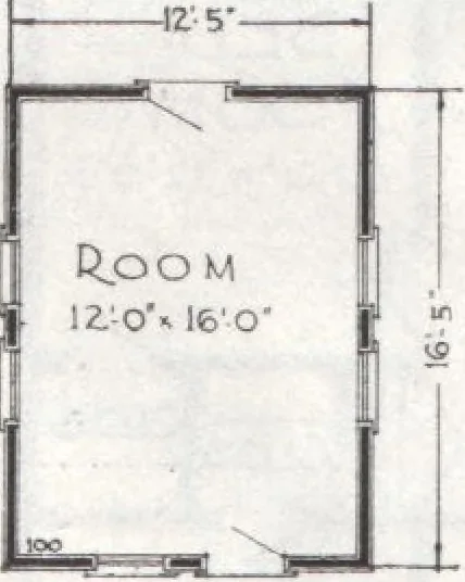 An illustration from Presto-up patented bolt-together, houses-garages-barns etc., 1920, leaf 13