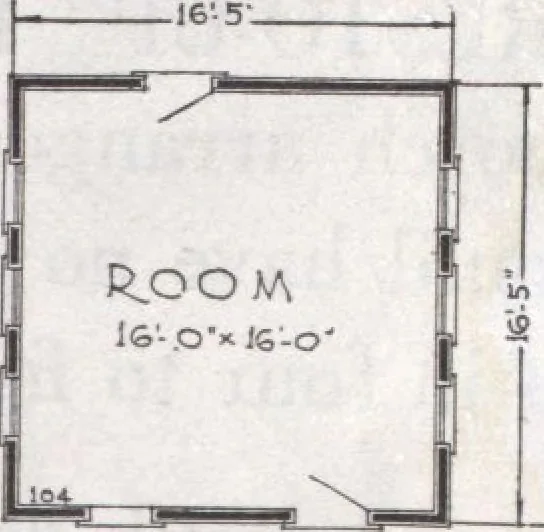 An illustration from Presto-up patented bolt-together, houses-garages-barns etc., 1920, leaf 13