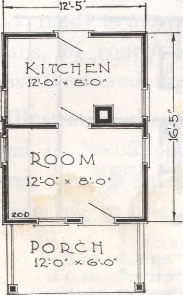 An illustration from Presto-up patented bolt-together, houses-garages-barns etc., 1920, leaf 14