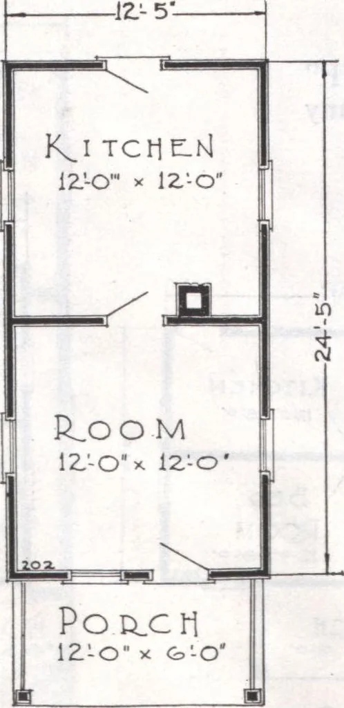 An illustration from Presto-up patented bolt-together, houses-garages-barns etc., 1920, leaf 14