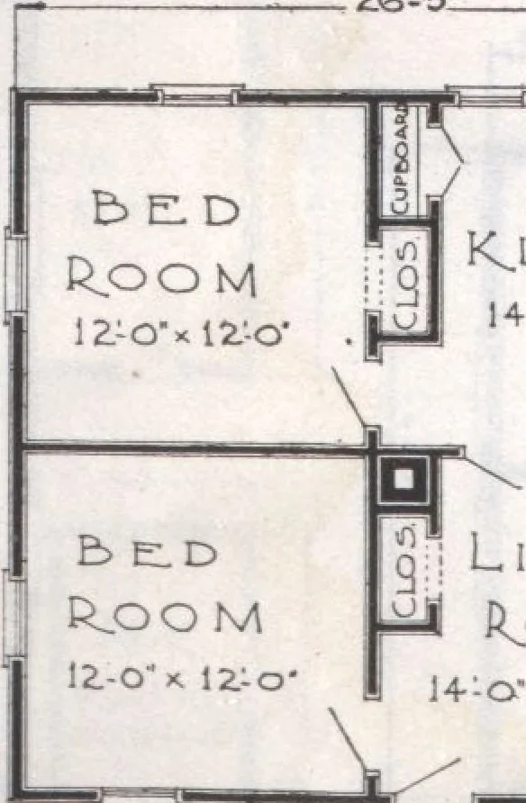 An illustration from Presto-up patented bolt-together, houses-garages-barns etc., 1920, leaf 15