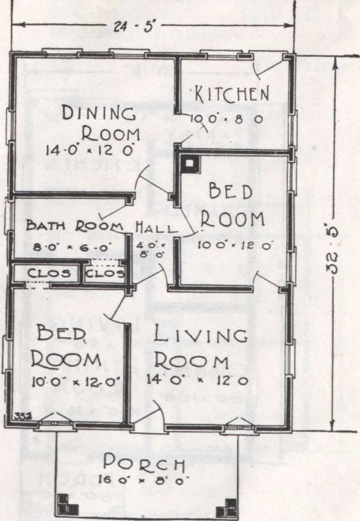 An illustration from Presto-up patented bolt-together, houses-garages-barns etc., 1920, leaf 17