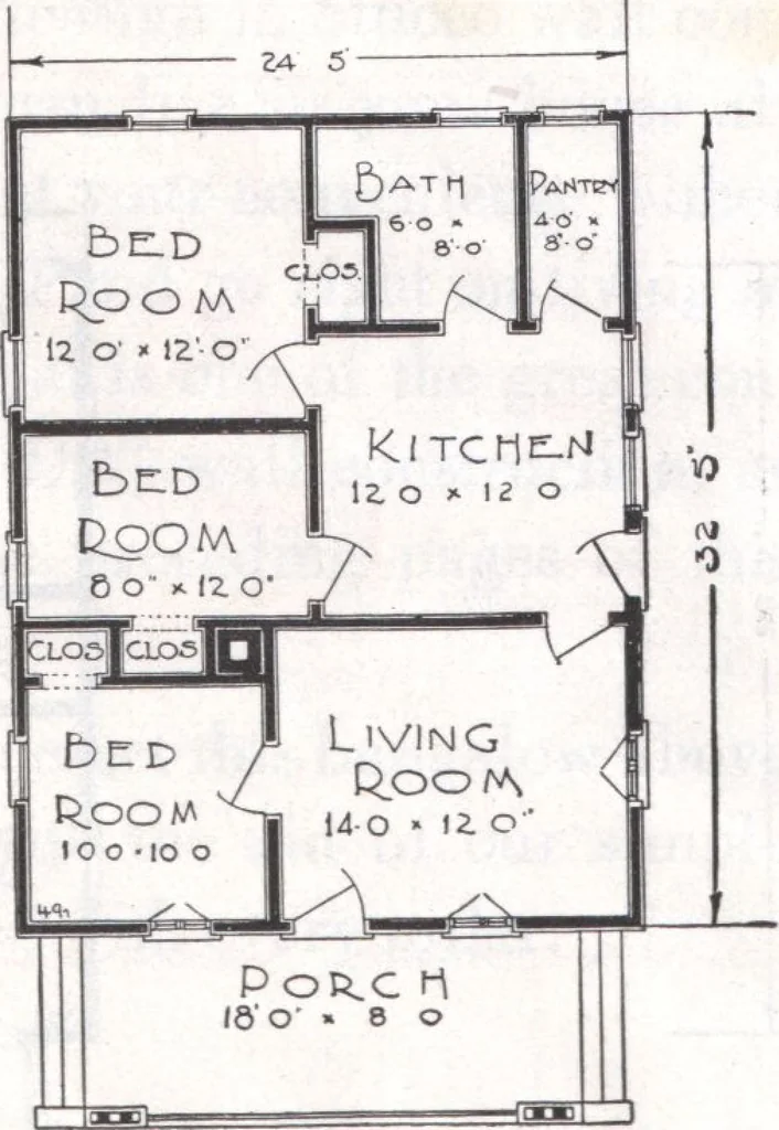 An illustration from Presto-up patented bolt-together, houses-garages-barns etc., 1920, leaf 18
