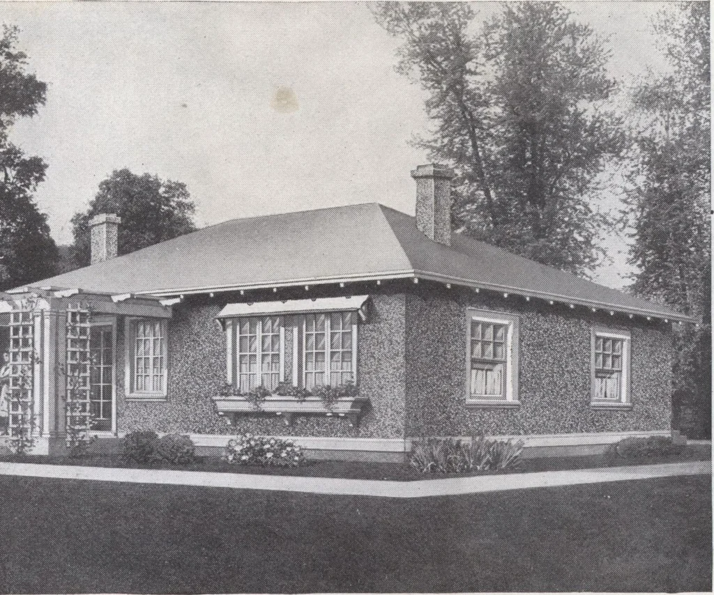 An illustration from Presto-up patented bolt-together, houses-garages-barns etc., 1920, leaf 20