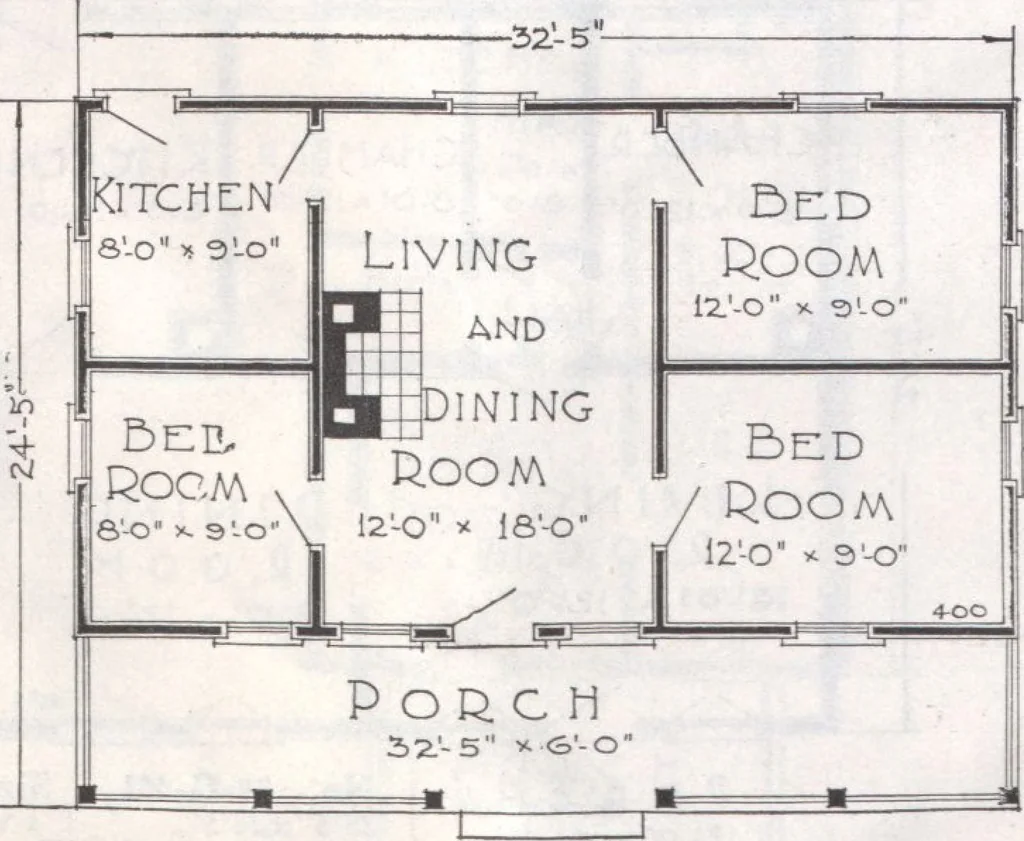 An illustration from Presto-up patented bolt-together, houses-garages-barns etc., 1920, leaf 21