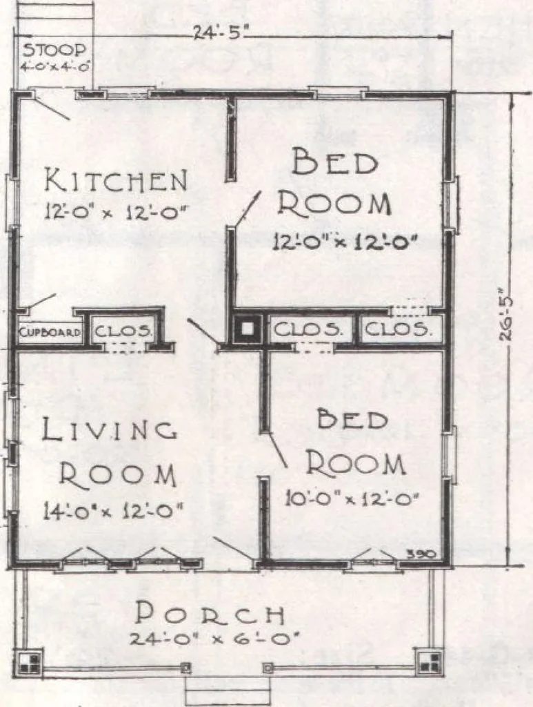 An illustration from Presto-up patented bolt-together, houses-garages-barns etc., 1920, leaf 23