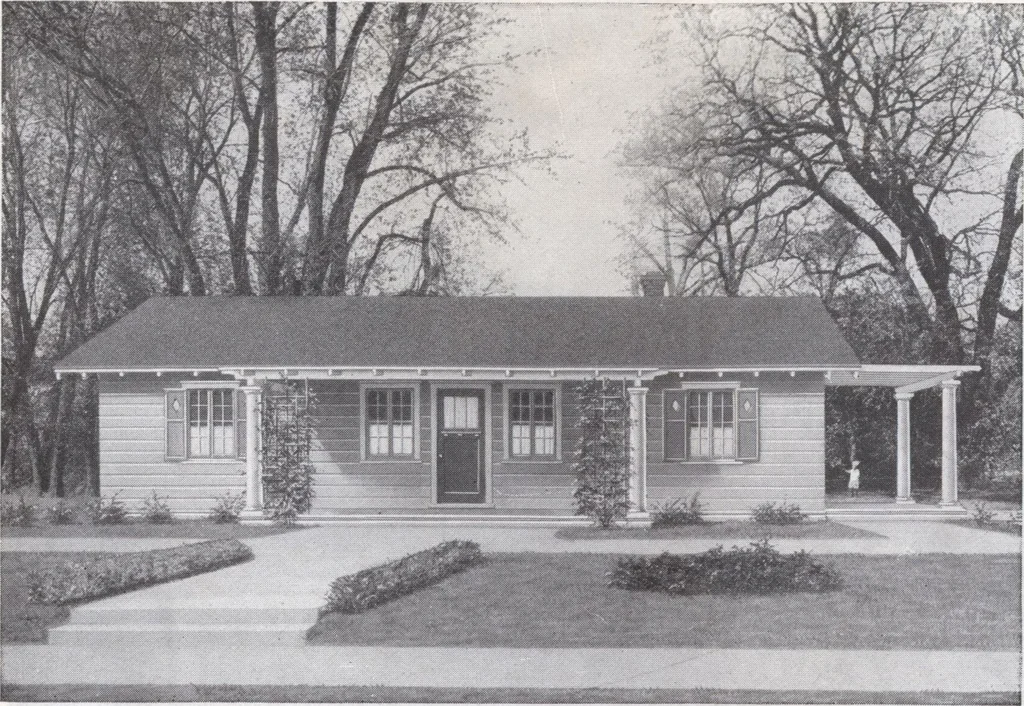 An illustration from Presto-up patented bolt-together, houses-garages-barns etc., 1920, leaf 24