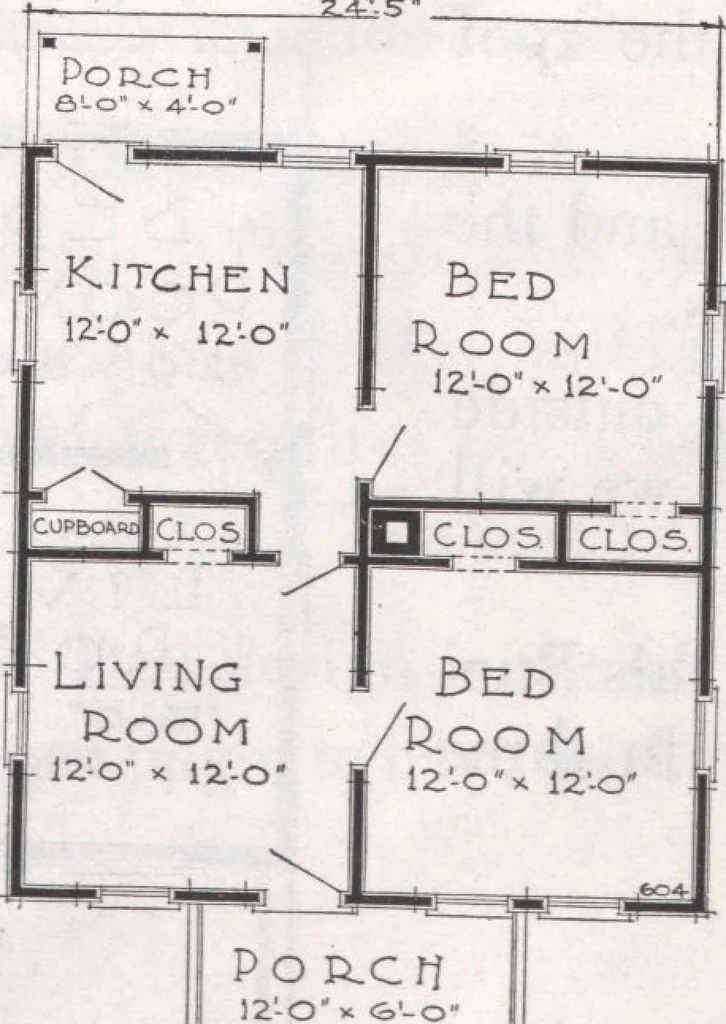 An illustration from Presto-up patented bolt-together, houses-garages-barns etc., 1920, leaf 27
