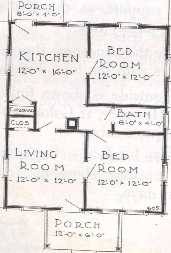 An illustration from Presto-up patented bolt-together, houses-garages-barns etc., 1920, leaf 27