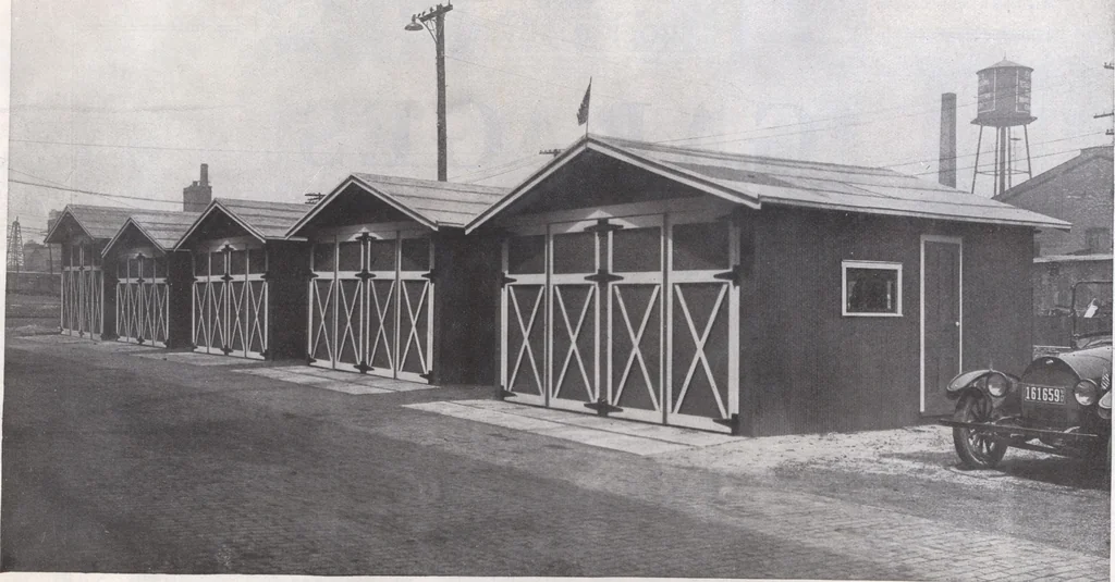 An illustration from Presto-up patented bolt-together, houses-garages-barns etc., 1920, leaf 33