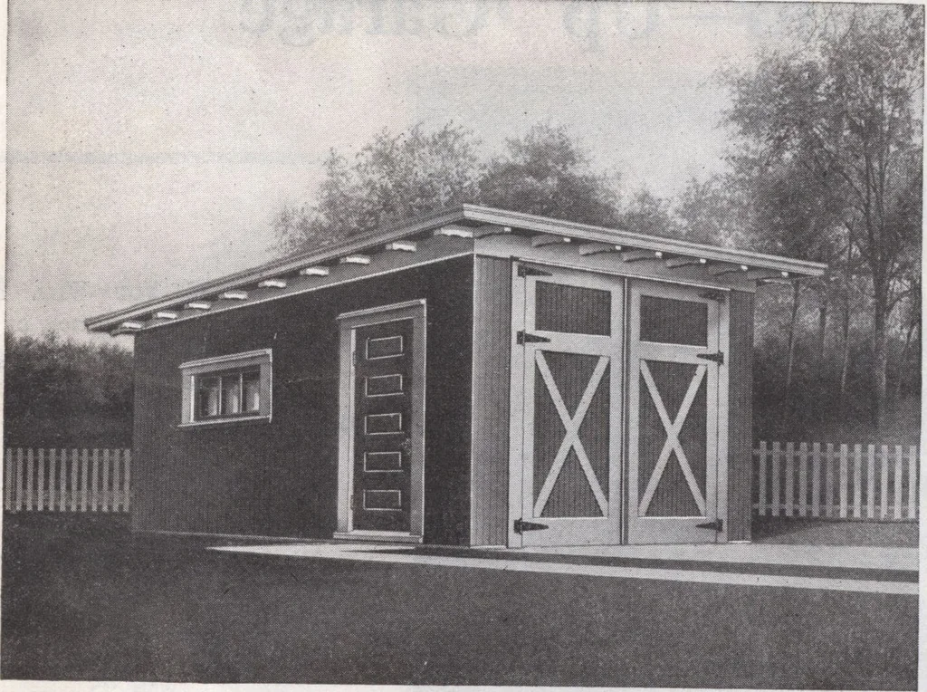 An illustration from Presto-up patented bolt-together, houses-garages-barns etc., 1920, leaf 41