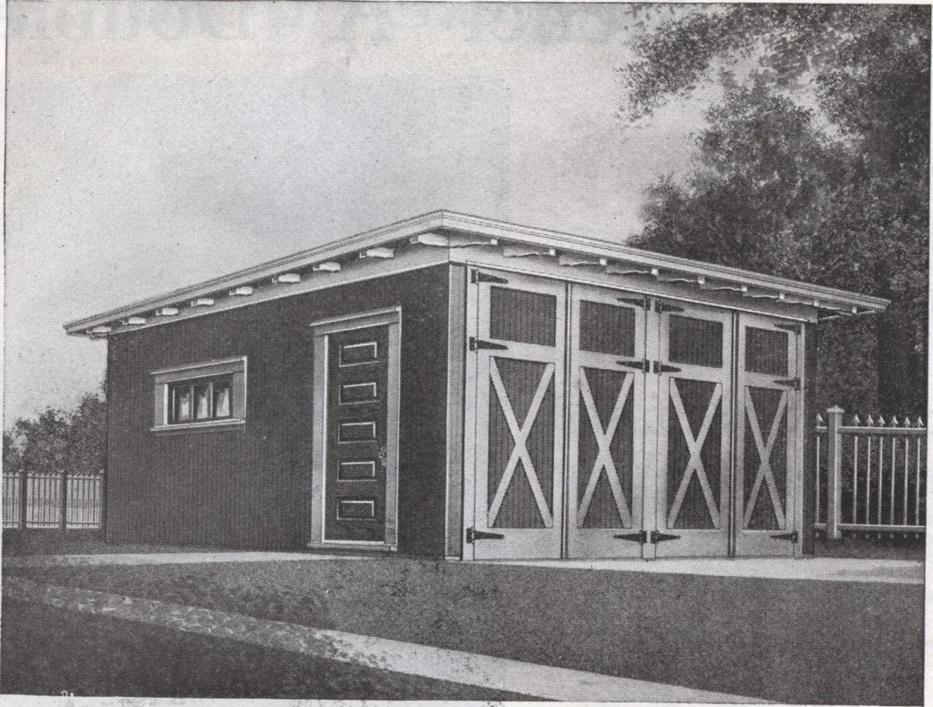 An illustration from Presto-up patented bolt-together, houses-garages-barns etc., 1920, leaf 41