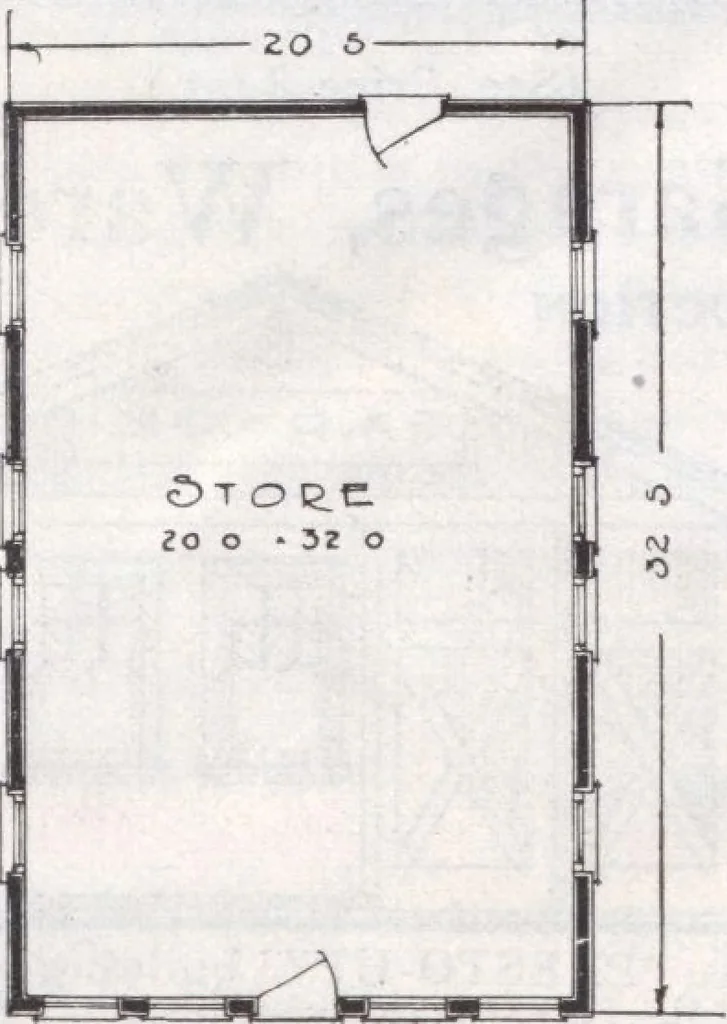 An illustration from Presto-up patented bolt-together, houses-garages-barns etc., 1920, leaf 43