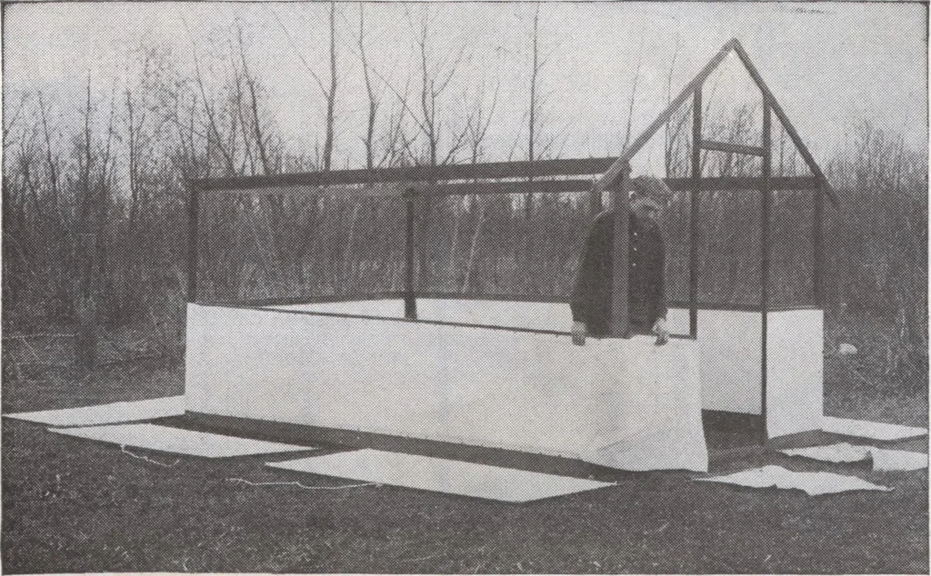 An illustration from Presto-up patented bolt-together, houses-garages-barns etc., 1920, leaf 46