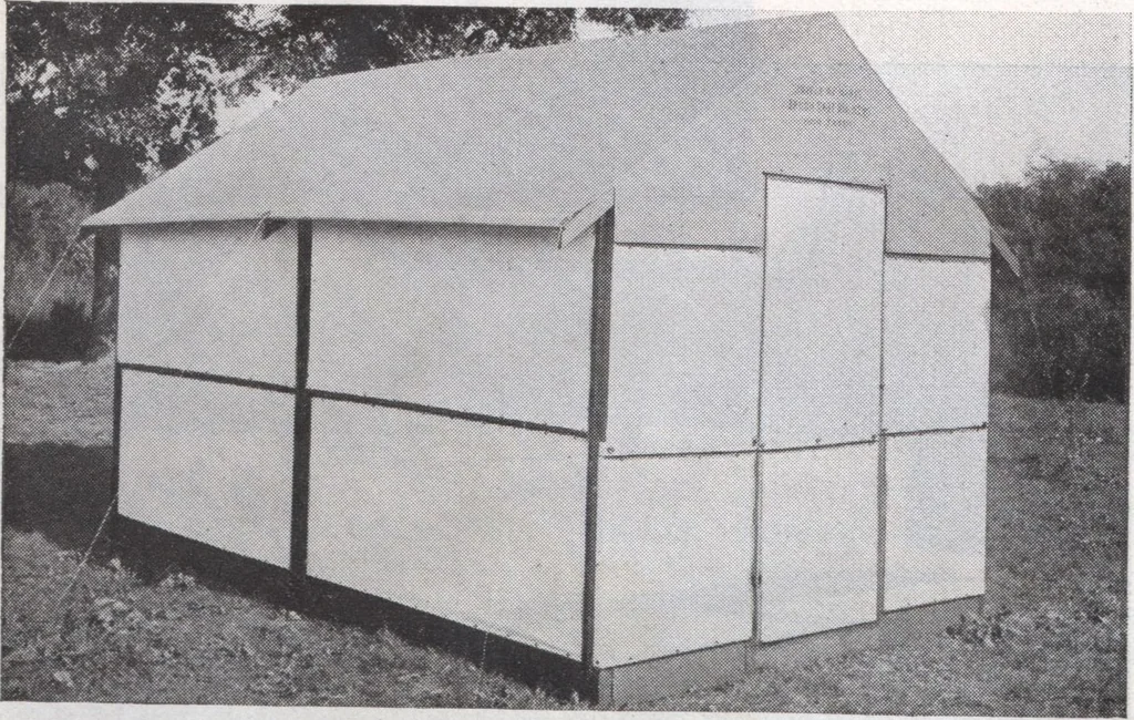 An illustration from Presto-up patented bolt-together, houses-garages-barns etc., 1920, leaf 47