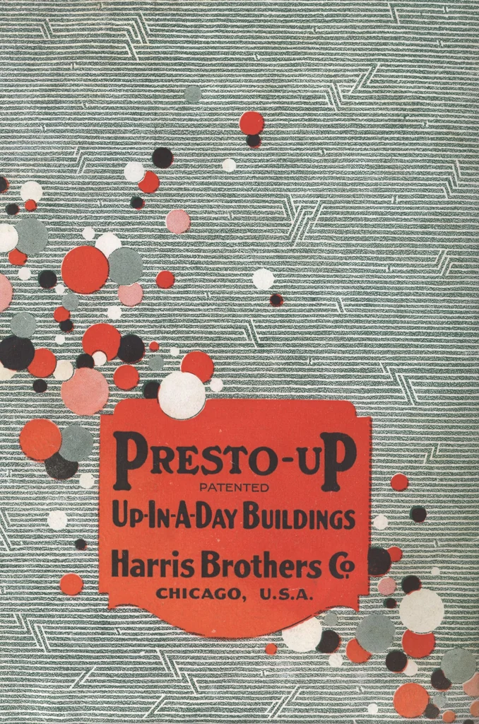 An illustration from Presto-up patented bolt-together, houses-garages-barns etc., 1920, leaf 51