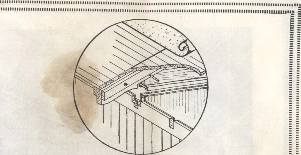An illustration from Presto-up patented bolt-together, houses-garages-barns etc., 1920, leaf 6