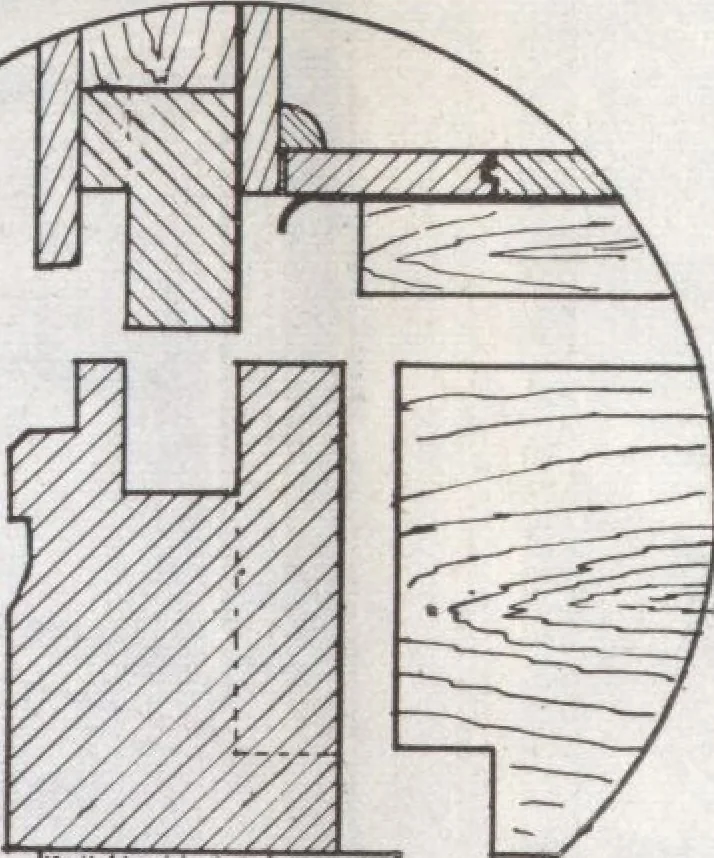 An illustration from Presto-up patented bolt-together, houses-garages-barns etc., 1920, leaf 6