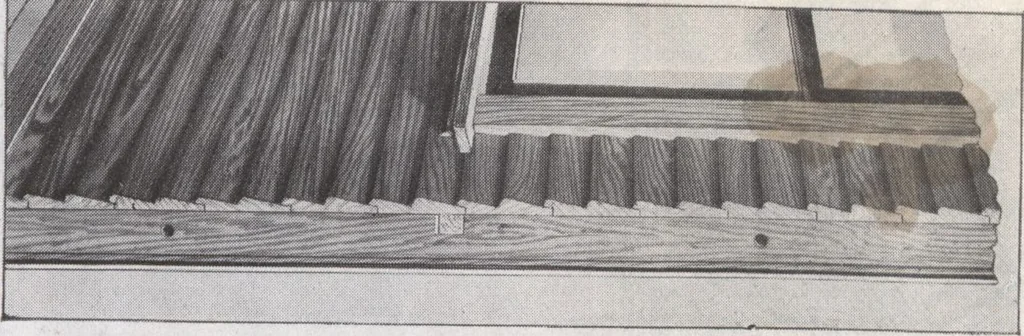 An illustration from Presto-up patented bolt-together, houses-garages-barns etc., 1920, leaf 9